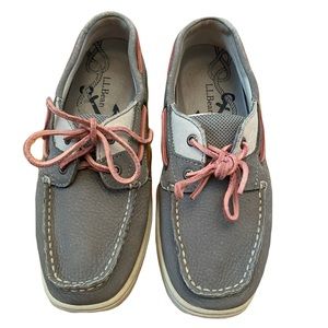L.L. Bean Lakeside Gray Casual Boat Shoe 🛶